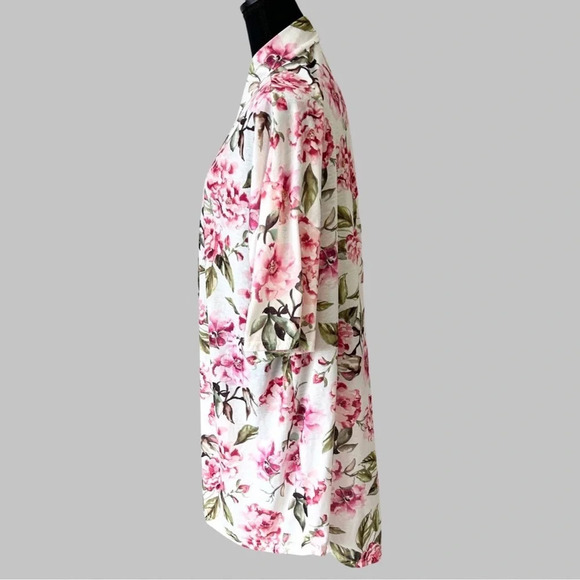 SHOW ME YOUR MUMU Brie robe Garden of blooms Short  Kimono Robe - Picture 2 of 13